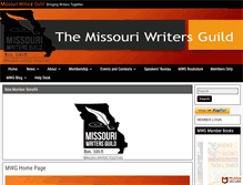 Tablet Screenshot of missouriwritersguild.org